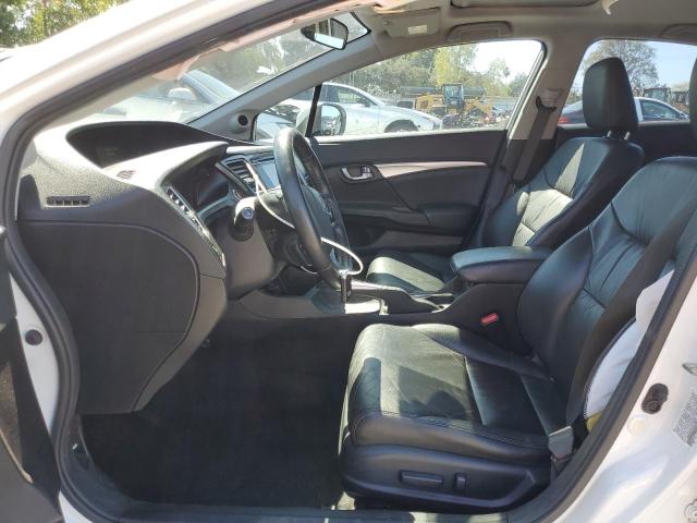 19XFB2F93FE218875 - 2015 HONDA CIVIC EXL WHITE photo 7