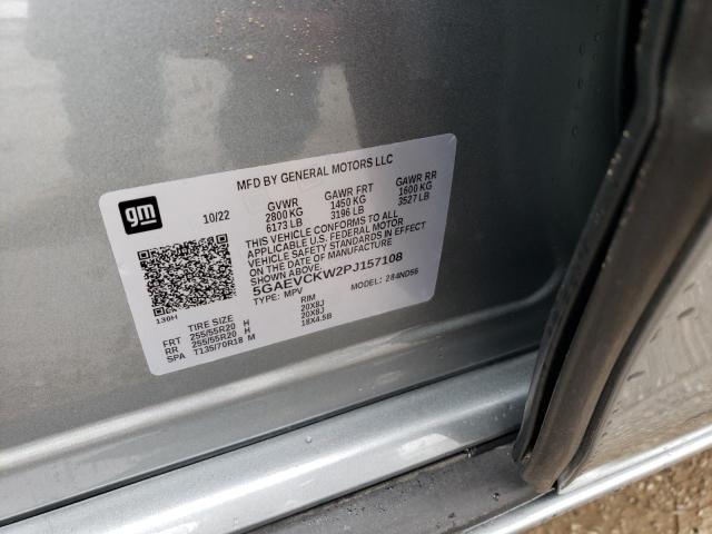 5GAEVCKW2PJ157108 - 2023 BUICK ENCLAVE AVENIR 灰色 照片 13