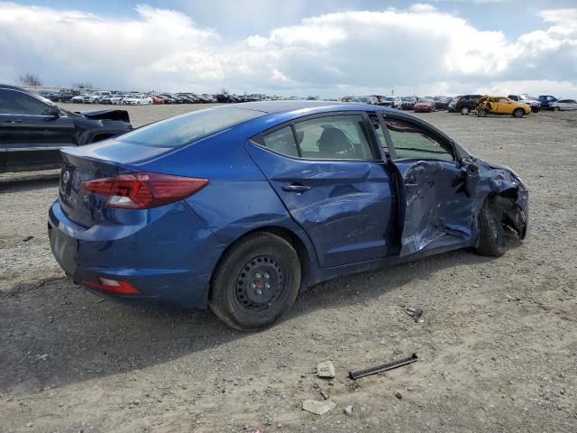 5NPD74LF5KH489988 - 2019 HYUNDAI ELANTRA SE BLUE photo 3