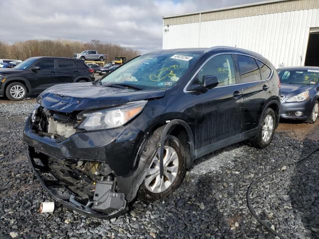 2HKRM4H79EH698848 - 2014 HONDA CR-V EXL BLACK photo 1