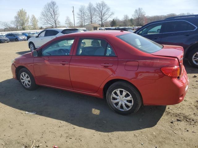 2T1BU4EE1AC495602 - 2010 TOYOTA COROLLA BASE RED photo 2