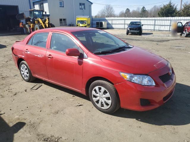 2T1BU4EE1AC495602 - 2010 TOYOTA COROLLA BASE RED photo 4