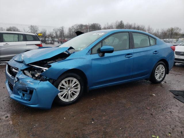 4S3GKAB68J3621213 - 2018 SUBARU IMPREZA PREMIUM BLUE photo 1