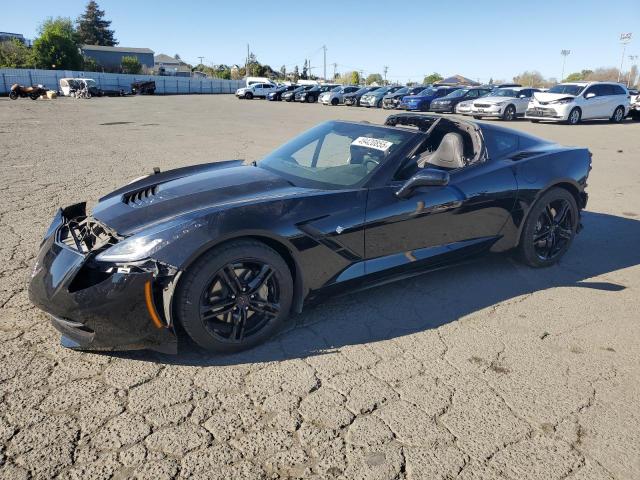 1G1YA2D77H5106147 - 2017 CHEVROLET CORVETTE STINGRAY 1LT BLACK photo 1