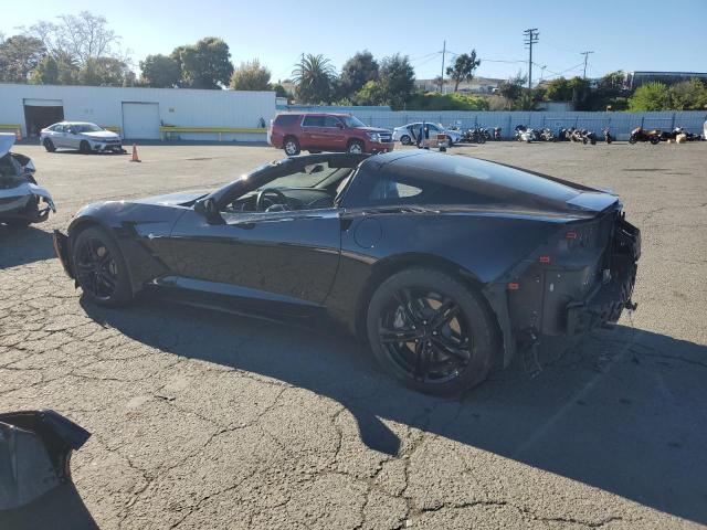 1G1YA2D77H5106147 - 2017 CHEVROLET CORVETTE STINGRAY 1LT BLACK photo 2