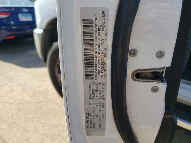 3C6UR5DL4HG712325 - 2017 RAM 2500 SLT WHITE photo 10