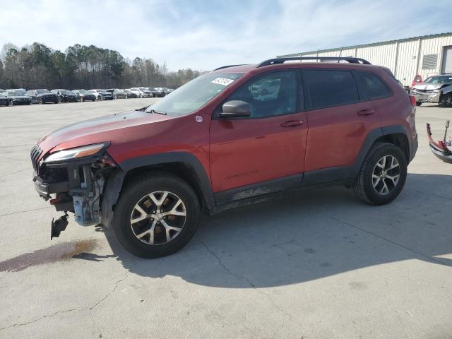 1C4PJMBS0GW303952 - 2016 JEEP CHEROKEE TRAILHAWK RED photo 1