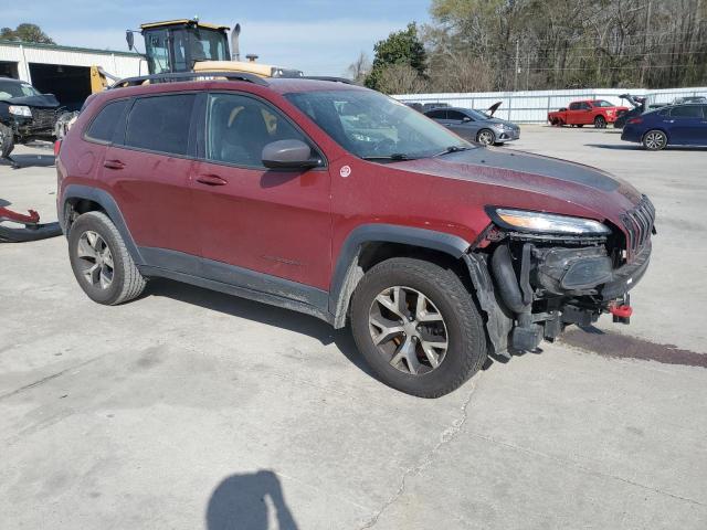 1C4PJMBS0GW303952 - 2016 JEEP CHEROKEE TRAILHAWK RED photo 4