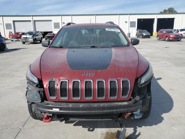 1C4PJMBS0GW303952 - 2016 JEEP CHEROKEE TRAILHAWK RED photo 5