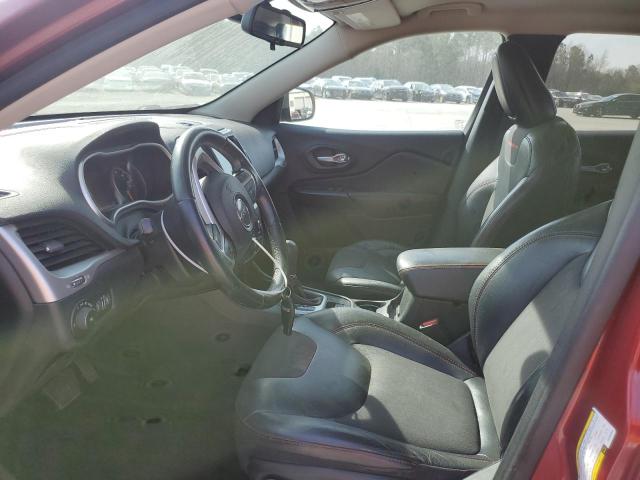1C4PJMBS0GW303952 - 2016 JEEP CHEROKEE TRAILHAWK RED photo 7