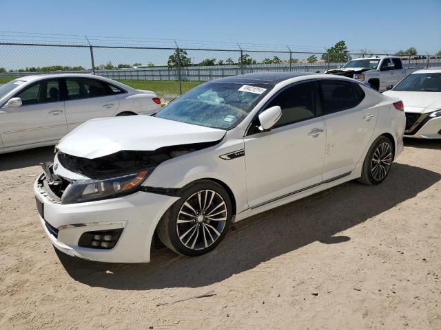 5XXGR4A61FG421392 - 2015 KIA OPTIMA SX WHITE photo 1