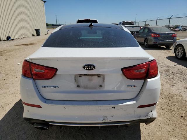 5XXGR4A61FG421392 - 2015 KIA OPTIMA SX WHITE photo 6