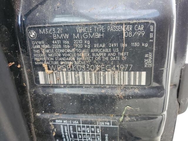 WBSBK0330XEC41977 - 1999 BMW M3 AUTOMATIC 蓝色 照片 12