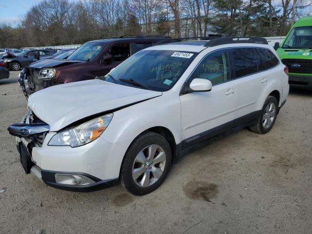 4S4BRDLC1B2432630 - 2011 SUBARU OUTBACK 3.6R LIMITED WHITE photo 1