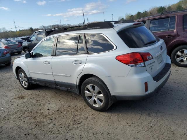 4S4BRDLC1B2432630 - 2011 SUBARU OUTBACK 3.6R LIMITED WHITE photo 2