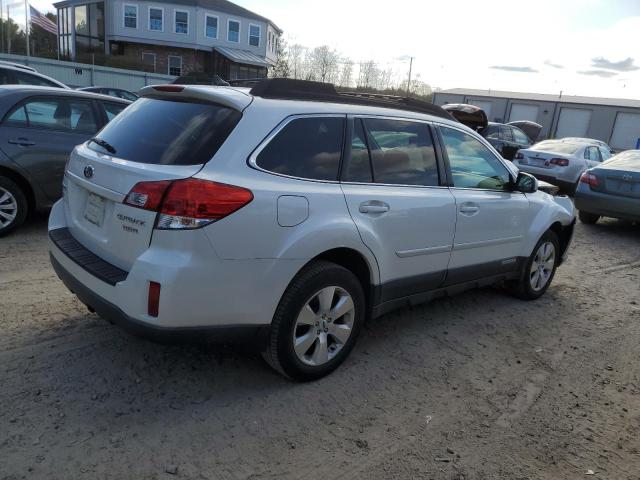 4S4BRDLC1B2432630 - 2011 SUBARU OUTBACK 3.6R LIMITED WHITE photo 3