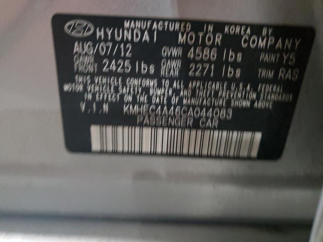 KMHEC4A46CA044083 - 2012 HYUNDAI SONATA HYBRID SILVER photo 13