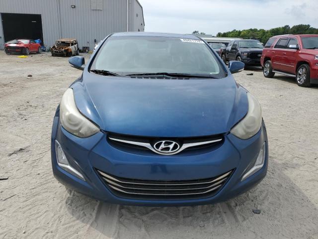 KMHDH4AH4EU151019 - 2014 HYUNDAI ELANTRA SE BLUE photo 5