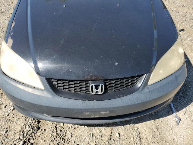 2HGES26754H569249 - 2004 HONDA CIVIC EX BLACK photo 11