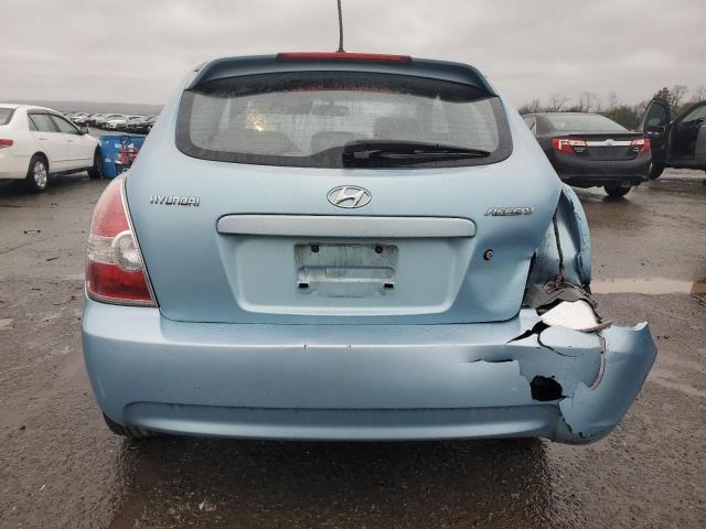 KMHCN36C79U129310 - 2009 HYUNDAI ACCENT SE BLUE photo 6