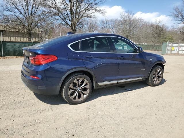 5UXXW3C55J0Y66525 - 2018 BMW X4 XDRIVE28I BLUE photo 3