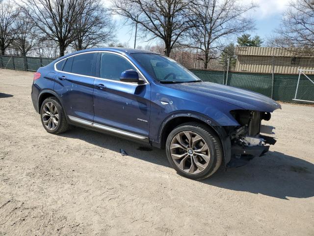 5UXXW3C55J0Y66525 - 2018 BMW X4 XDRIVE28I BLUE photo 4