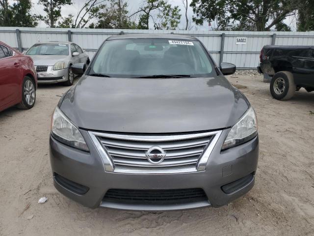 3N1AB7AP1FY328225 - 2015 NISSAN SENTRA S GRAY photo 5