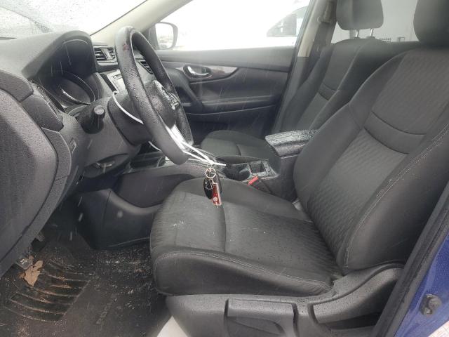 KNMAT2MV2JP549429 - 2018 NISSAN ROGUE S ლურჯი ფოტო 7