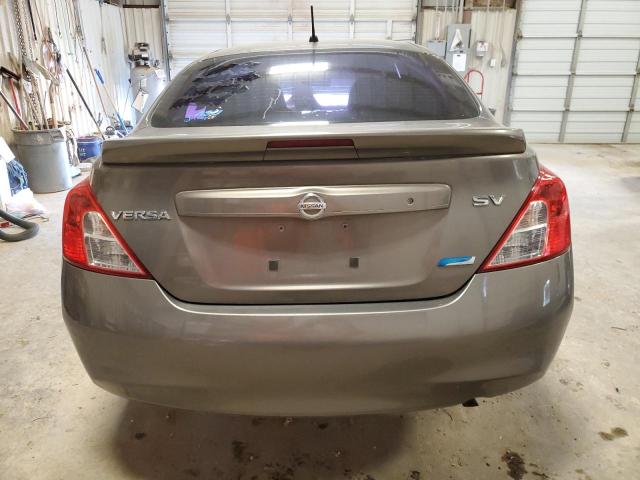 3N1CN7AP3EK439375 - 2014 NISSAN VERSA S GRAY photo 6