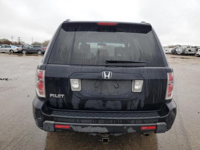 5FNYF28556B020896 - 2006 HONDA PILOT EX BLACK photo 6