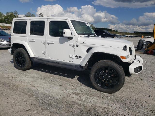 1C4HJXEN9MW845378 - 2021 JEEP WRANGLER U SAHARA WHITE photo 4