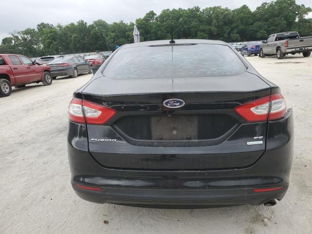 3FA6P0HD1GR297714 - 2016 FORD FUSION SE BLACK photo 6