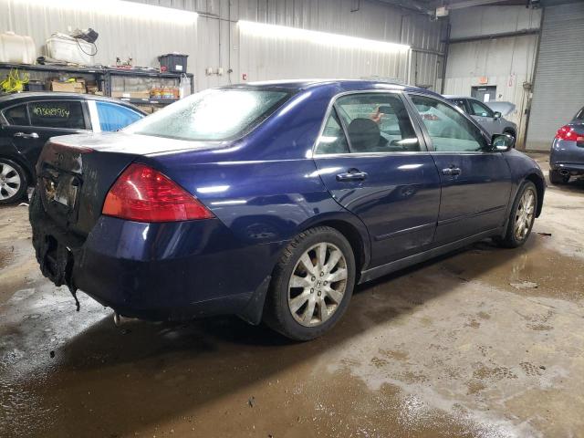 1HGCM66427A078381 - 2007 HONDA ACCORD SE BLUE photo 3