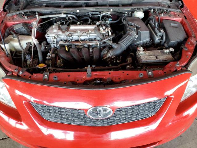 JTDBL40E499027634 - 2009 TOYOTA COROLLA BASE RED photo 11