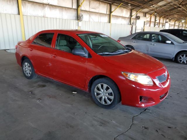 JTDBL40E499027634 - 2009 TOYOTA COROLLA BASE RED photo 4