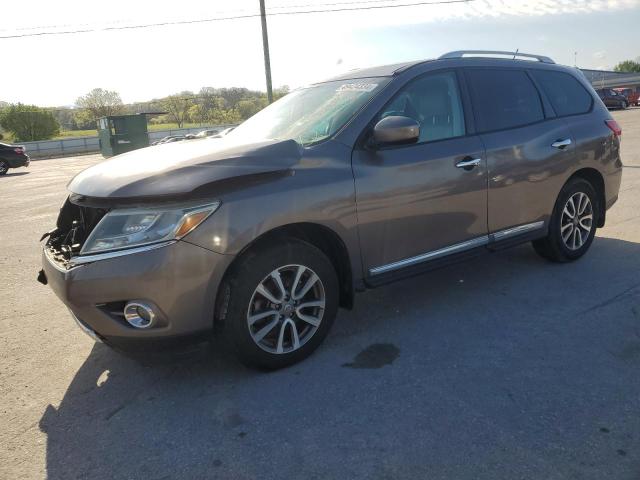 5N1AR2MN1DC658258 - 2013 NISSAN PATHFINDER S GRAY photo 1