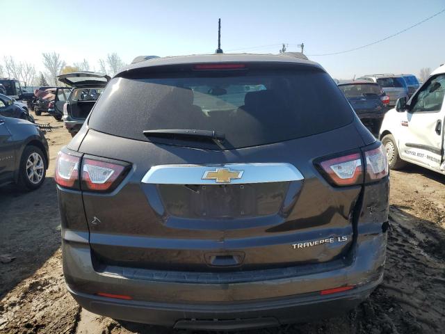 1GNKRFED7DJ110421 - 2013 CHEVROLET TRAVERSE LS CHARCOAL photo 6