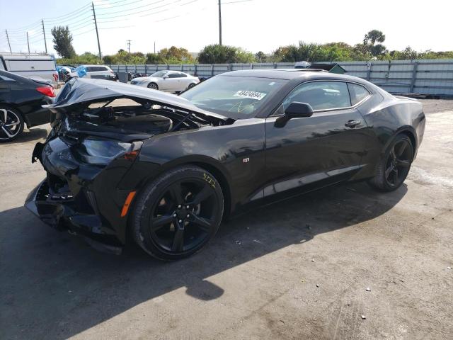 1G1FD1RS1J0191267 - 2018 CHEVROLET CAMARO LT BLACK photo 1