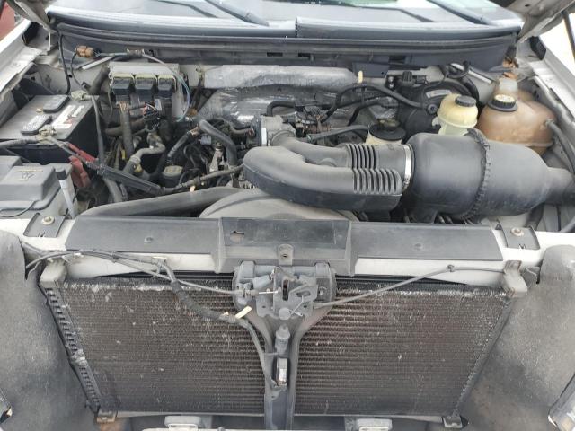 1FTRX12W28FA90321 - 2008 FORD F150 SILVER photo 11