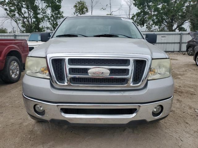 1FTRX12W28FA90321 - 2008 FORD F150 SILVER photo 5