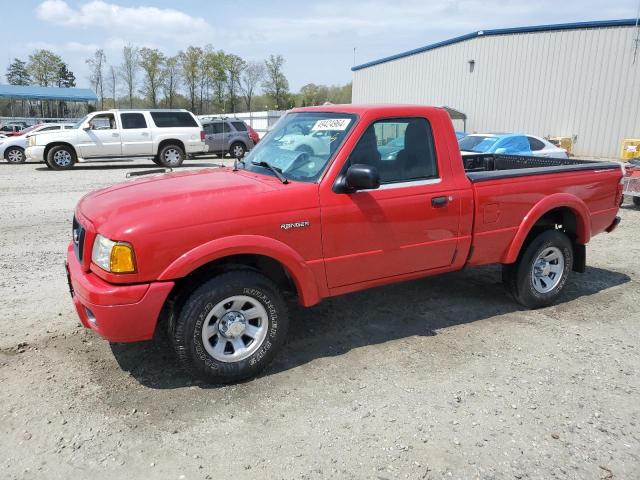 1FTYR10U24PA05022 - 2004 FORD RANGER RED photo 1