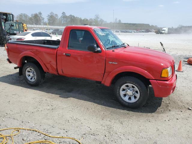 1FTYR10U24PA05022 - 2004 FORD RANGER RED photo 4