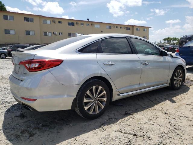 5NPE34AF9HH553669 - 2017 HYUNDAI SONATA SPORT SILVER photo 3