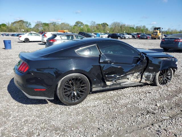1FA6P8CF3H5329784 - 2017 FORD MUSTANG GT BLACK photo 3