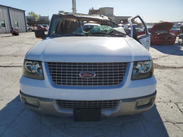 1FMEU17L03LA14625 - 2003 FORD EXPEDITION EDDIE BAUER WHITE photo 5