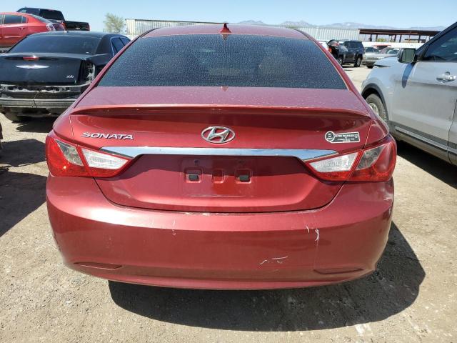 5NPEB4AC6DH600773 - 2013 HYUNDAI SONATA GLS RED photo 6