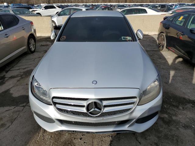 55SWF4KB2FU059834 - 2015 MERCEDES-BENZ C300 300 4MATIC SILVER photo 5