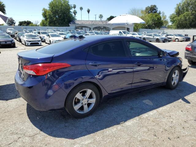 5NPDH4AE3DH336763 - 2013 HYUNDAI ELANTRA GLS BLUE photo 3