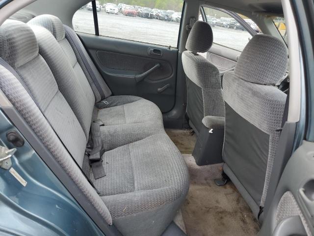 2HGEJ6619YH573719 - 2000 HONDA CIVIC BASE BLUE photo 10