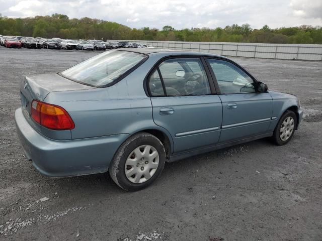 2HGEJ6619YH573719 - 2000 HONDA CIVIC BASE BLUE photo 3